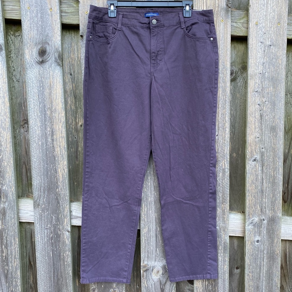 Bandolino Amy Plus size 16 Purple Jeans stretchy Retro